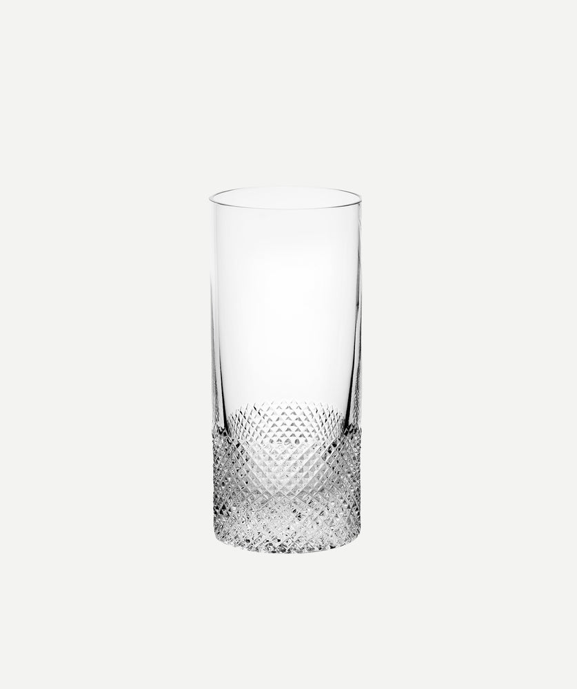 Richard Brendon Diamond Cut Crystal – Highball Glass